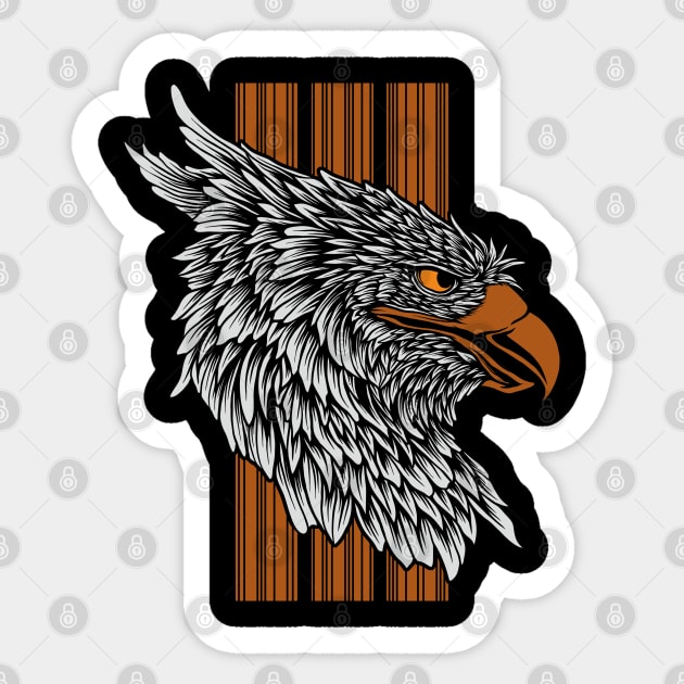 Eagle Sticker by Tuye Project